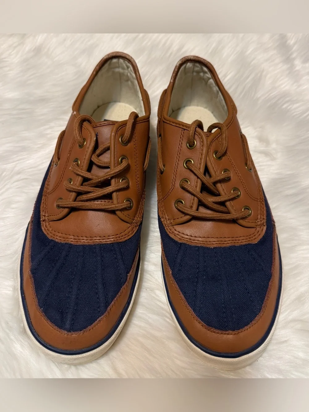Polo Parkstone Low Leather Canvas Shoes